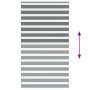 Estor cebra gris oscuro tejido ancho 120,9 cm poliéster by , Blinds and blinds - Ref: Foro24-4014162, Price: 33,12 €, Discoun...