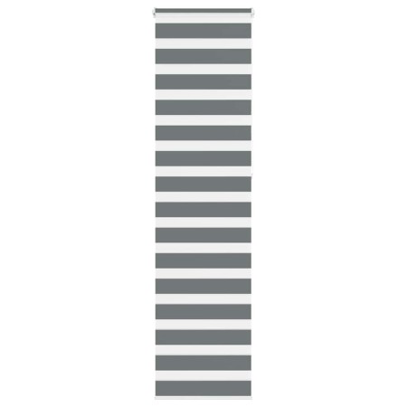 Estor cebra gris oscuro 65x230cm tejido ancho 60,9 cm poliéster by , Blinds and blinds - Ref: Foro24-4014176, Price: 25,07 €,...