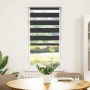 Estor cebra negro 55x150 cm tejido ancho 50,9 cm poliéster de , Persianas y estores - Ref: Foro24-4014226, Precio: 19,05 €, D...