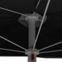 Semicircular garden umbrella with pole 300x150 cm black by vidaXL, Umbrellas - Ref: Foro24-315565, Price: 26,37 €, Discount: %