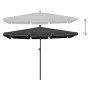 Gartenschirm mit anthrazitgrauem Mast 210x140 cm von vidaXL, Sonnenschirme - Ref: Foro24-315545, Preis: 36,69 €, Rabatt: %