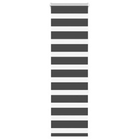 Estor cebra negro 45x150 cm tejido ancho 40,9 cm poliéster by , Blinds and blinds - Ref: Foro24-4014224, Price: 18,11 €, Disc...