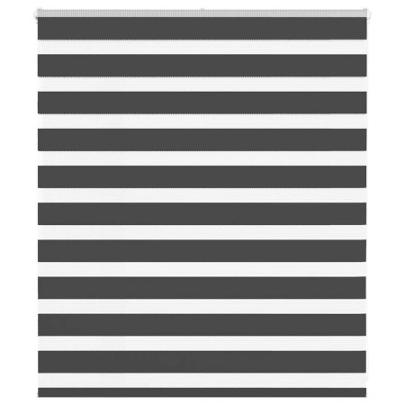 Estor cebra negro 120x100 cm tejido ancho 115,9 cm poliéster de , Persianas y estores - Ref: Foro24-4014213, Precio: 23,99 €,...