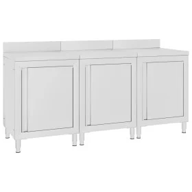 Commercial stainless steel work table 180x60x96 cm by vidaXL, Restoration - Ref: Foro24-3058268, Price: 688,20 €, Discount: %