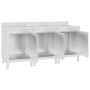 Gewerblicher Arbeitstisch Edelstahlmöbel 180x60x96 cm von vidaXL, Wiederherstellung - Ref: Foro24-3058268, Preis: 705,39 €, R...