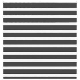 Estor cebra negro 145x100 cm tejido ancho 140,9 cm poliéster by , Blinds and blinds - Ref: Foro24-4014218, Price: 24,91 €, Di...