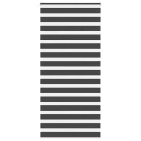 Estor cebra negro 100x230 cm tejido ancho 95,9 cm poliéster by , Blinds and blinds - Ref: Foro24-4014287, Price: 31,88 €, Dis...