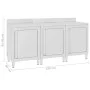 Mesa de trabajo comercial mueble acero inoxidable 180x60x96 cm de vidaXL, Restauración - Ref: Foro24-3058268, Precio: 688,20 ...