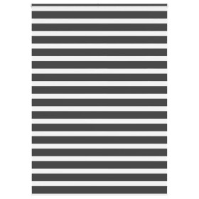Estor cebra negro 155x230 cm tejido ancho 150,9 cm poliéster by , Blinds and blinds - Ref: Foro24-4014298, Price: 38,42 €, Di...