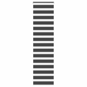 Estor cebra negro 60x230 cm tejido ancho 55,9 cm poliéster by , Blinds and blinds - Ref: Foro24-4014279, Price: 24,08 €, Disc...