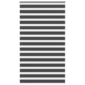 Estor cebra negro 130x230 cm tejido ancho 125,9 cm poliéster von , Jalousien und Jalousien - Ref: Foro24-4014293, Preis: 28,2...