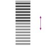 Estor cebra negro 90x230 cm tejido ancho 85,9 cm poliéster by , Blinds and blinds - Ref: Foro24-4014285, Price: 28,16 €, Disc...