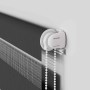 Estor cebra negro 90x230 cm tejido ancho 85,9 cm poliéster by , Blinds and blinds - Ref: Foro24-4014285, Price: 28,16 €, Disc...