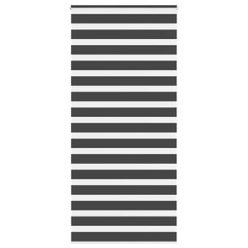 Estor cebra negro 115x200 cm tejido ancho 110,9 cm poliéster by , Blinds and blinds - Ref: Foro24-4014264, Price: 33,73 €, Di...