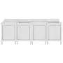 Professional stainless steel kitchen sink 240x60x96 cm by vidaXL, Restoration - Ref: Foro24-3058272, Price: 1,00 €, Discount: %