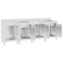 Professional stainless steel kitchen sink 240x60x96 cm by vidaXL, Restoration - Ref: Foro24-3058272, Price: 1,00 €, Discount: %