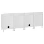 Professionelles Küchenspülbecken aus Edelstahl, 240 x 60 x 96 cm von vidaXL, Wiederherstellung - Ref: Foro24-3058272, Preis: ...