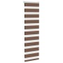 Estor cebra marrón 45x150 cm tejido ancho 40,9 cm poliéster von , Jalousien und Jalousien - Ref: Foro24-4014328, Preis: 19,26...