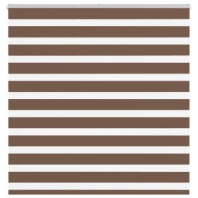 Estor cebra marrón 150x100 cm tejido ancho 145,9 cm poliéster by , Blinds and blinds - Ref: Foro24-4014323, Price: 25,26 €, D...