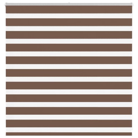 Estor cebra marrón 150x100 cm tejido ancho 145,9 cm poliéster by , Blinds and blinds - Ref: Foro24-4014323, Price: 25,26 €, D...