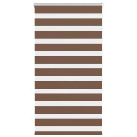 Estor cebra marrón 90x150 cm tejido ancho 85,9 cm poliéster de , Persianas y estores - Ref: Foro24-4014337, Precio: 26,04 €, ...