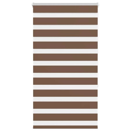 Estor cebra marrón 90x150 cm tejido ancho 85,9 cm poliéster de , Persianas y estores - Ref: Foro24-4014337, Precio: 26,04 €