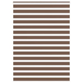 Estor cebra marrón 160x200 cm tejido ancho 155,9 cm poliéster von , Jalousien und Jalousien - Ref: Foro24-4014377, Preis: 38,...