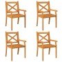 5-piece solid acacia wood garden dining set by vidaXL, Garden sets - Ref: Foro24-3057998, Price: 413,74 €, Discount: %