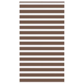 Estor cebra marrón 125x230 cm tejido ancho 120,9 cm poliéster von , Jalousien und Jalousien - Ref: Foro24-4014396, Preis: 34,...