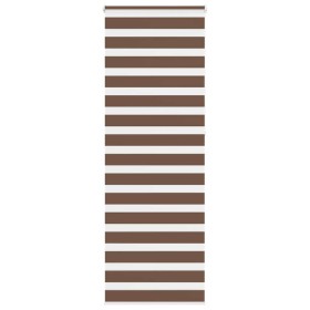 Estor cebra marrón 90x230 cm tejido ancho 85,9 cm poliéster by , Blinds and blinds - Ref: Foro24-4014389, Price: 25,01 €, Dis...