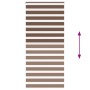 Estor cebra marrón 115x230 cm tejido ancho 110,9 cm poliéster by , Blinds and blinds - Ref: Foro24-4014394, Price: 32,52 €, D...