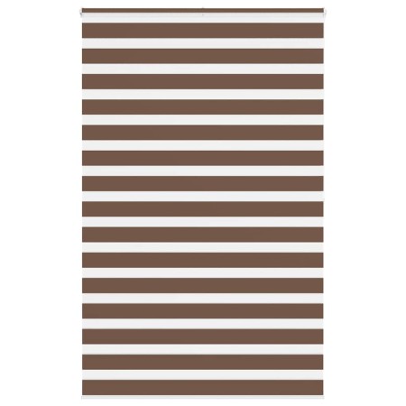 Estor cebra marrón 150x200 cm tejido ancho 145,9 cm poliéster von , Jalousien und Jalousien - Ref: Foro24-4014375, Preis: 36,...