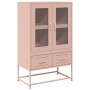 Aparador de acero rosa 68x39x111,5 cm by , Sideboards - Ref: Foro24-853363, Price: 147,85 €, Discount: %