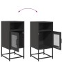 Mesita de noche acero laminado en frío negro 36x39x78 cm von , Sideboards - Ref: Foro24-853410, Preis: 58,83 €, Rabatt: %