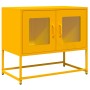 Mueble TV acero laminado en frío amarillo mostaza 68x39x60,5 cm von , TV-Möbel - Ref: Foro24-853335, Preis: 74,02 €, Rabatt: %