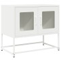 Mueble para TV acero laminado en frío blanco 68x39x60,5 cm by , TV Furniture - Ref: Foro24-853337, Price: 73,37 €, Discount: %