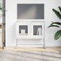 Mueble para TV acero laminado en frío blanco 68x39x60,5 cm by , TV Furniture - Ref: Foro24-853337, Price: 73,37 €, Discount: %