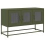 Mueble TV acero laminado en frío verde oliva 100,5x39x60,5 cm by , TV Furniture - Ref: Foro24-853342, Price: 97,88 €, Discoun...