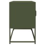 Mueble TV acero laminado en frío verde oliva 100,5x39x60,5 cm by , TV Furniture - Ref: Foro24-853342, Price: 97,88 €, Discoun...