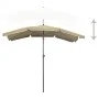 Garten Sonnenschirm mit Mast taupe grau 200x130 cm von vidaXL, Sonnenschirme - Ref: Foro24-315554, Preis: 37,69 €, Rabatt: %