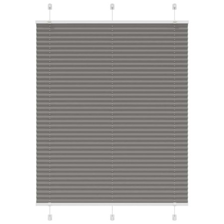 Estor Plisado Antracita 110x150 cm Tela Ancho 109,4cm Poliéster de , Persianas y estores - Ref: Foro24-4015094, Precio: 24,53...