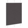 Estor Plisado negro 110x150 cm Tela Ancho 109,4 cm Poliéster de , Persianas y estores - Ref: Foro24-4015145, Precio: 26,08 €,...