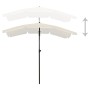 Garden umbrella with sand-colored pole 200x130 cm by vidaXL, Umbrellas - Ref: Foro24-315551, Price: 34,19 €, Discount: %
