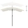 Gartenschirm mit sandfarbenem Mast 200x130 cm von vidaXL, Sonnenschirme - Ref: Foro24-315551, Preis: 36,94 €, Rabatt: %