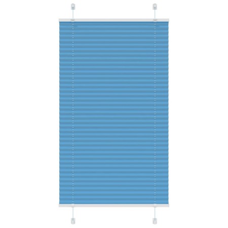 Estor Plisado azul 75x100 cm Tela Ancho 74,4 cm Poliéster by , Blinds and blinds - Ref: Foro24-4015172, Price: 16,21 €, Disco...