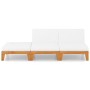 Gartenmöbelset und Kissen 3-tlg. aus massivem Akazienholz von vidaXL, Gartensets - Ref: Foro24-3058146, Preis: 392,20 €, Raba...