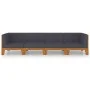 Juego muebles de jardín y cojines 4 pzas madera maciza acacia de vidaXL, Conjuntos de jardín - Ref: Foro24-3058117, Precio: 5...