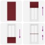 Estor Plisado rojo burdeos 100x200 cm Tela Ancho 99,4 cm von , Jalousien und Jalousien - Ref: Foro24-4015262, Preis: 24,82 €,...