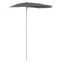 Sombrilla de jardín semicircular palo 300x150 cm gris antracita de vidaXL, Sombrillas - Ref: Foro24-315561, Precio: 27,10 €, ...
