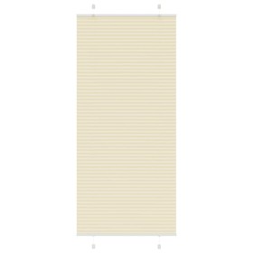 Estor Plisado crema 85x200 cm Tela Ancho 84,4 cm Poliéster by , Blinds and blinds - Ref: Foro24-4015310, Price: 24,96 €, Disc...